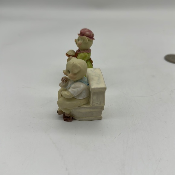 Vintage Pig Figurines 1991 JC Miniatures Lot of 2/Both 2” Tall approx. - Picture 8 of 10